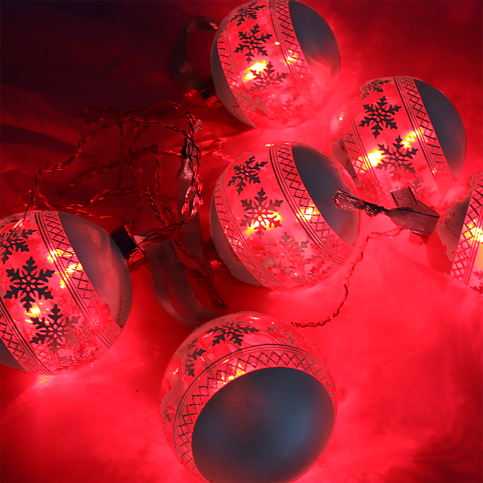 LED vánoční baňky A938R1
