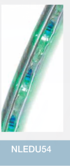 LED světelný kabel NLEDU54, barva zelená