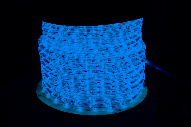 LED světelný kabel NLEDU52, barva modrá