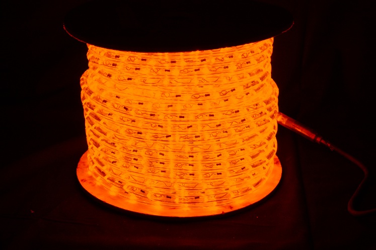 LED světelný kabel NLEDU53, barva oranžová