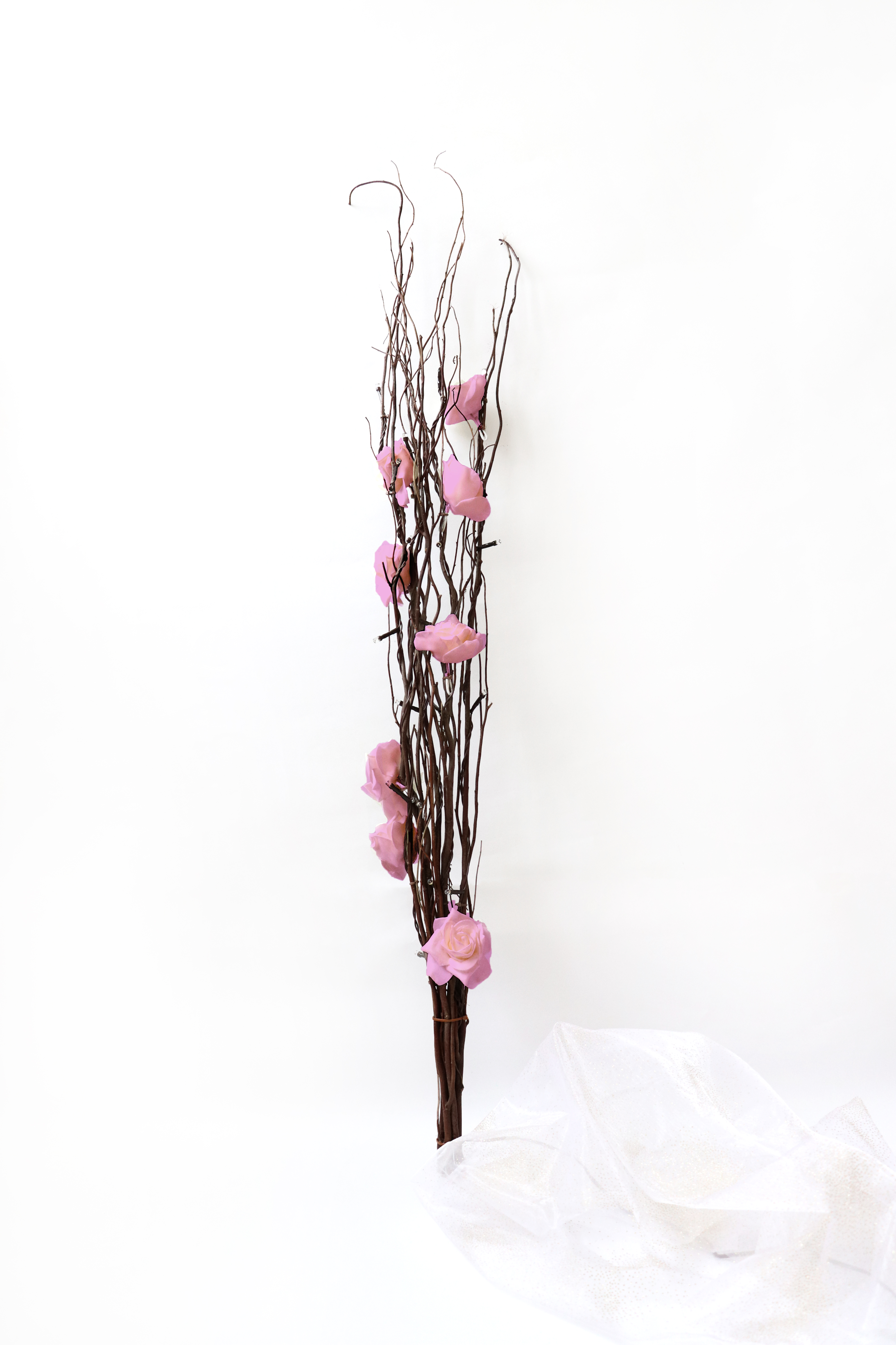LED růže - pink A719F