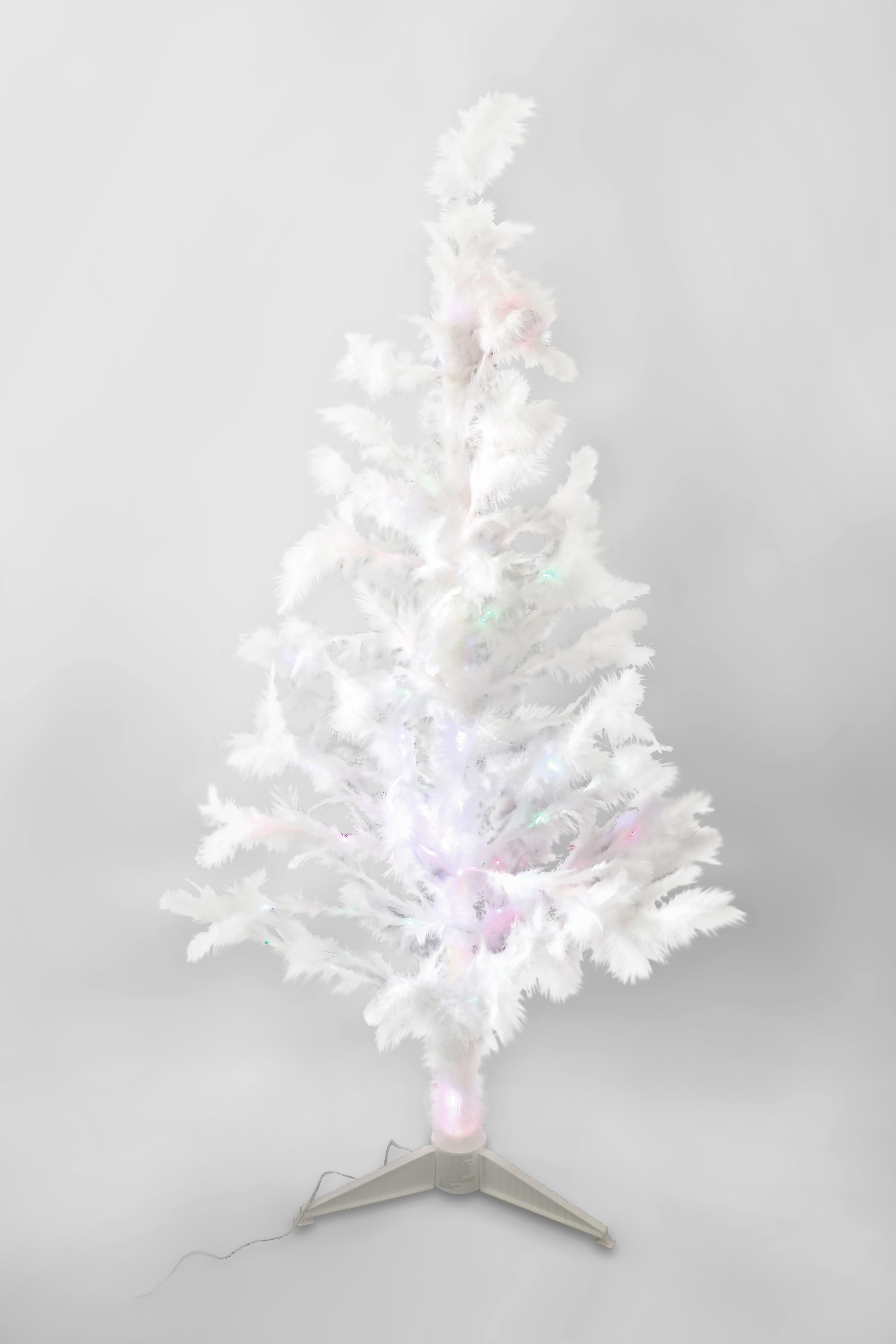 Krásný péřový LED stromeček 80 cm JFF41
