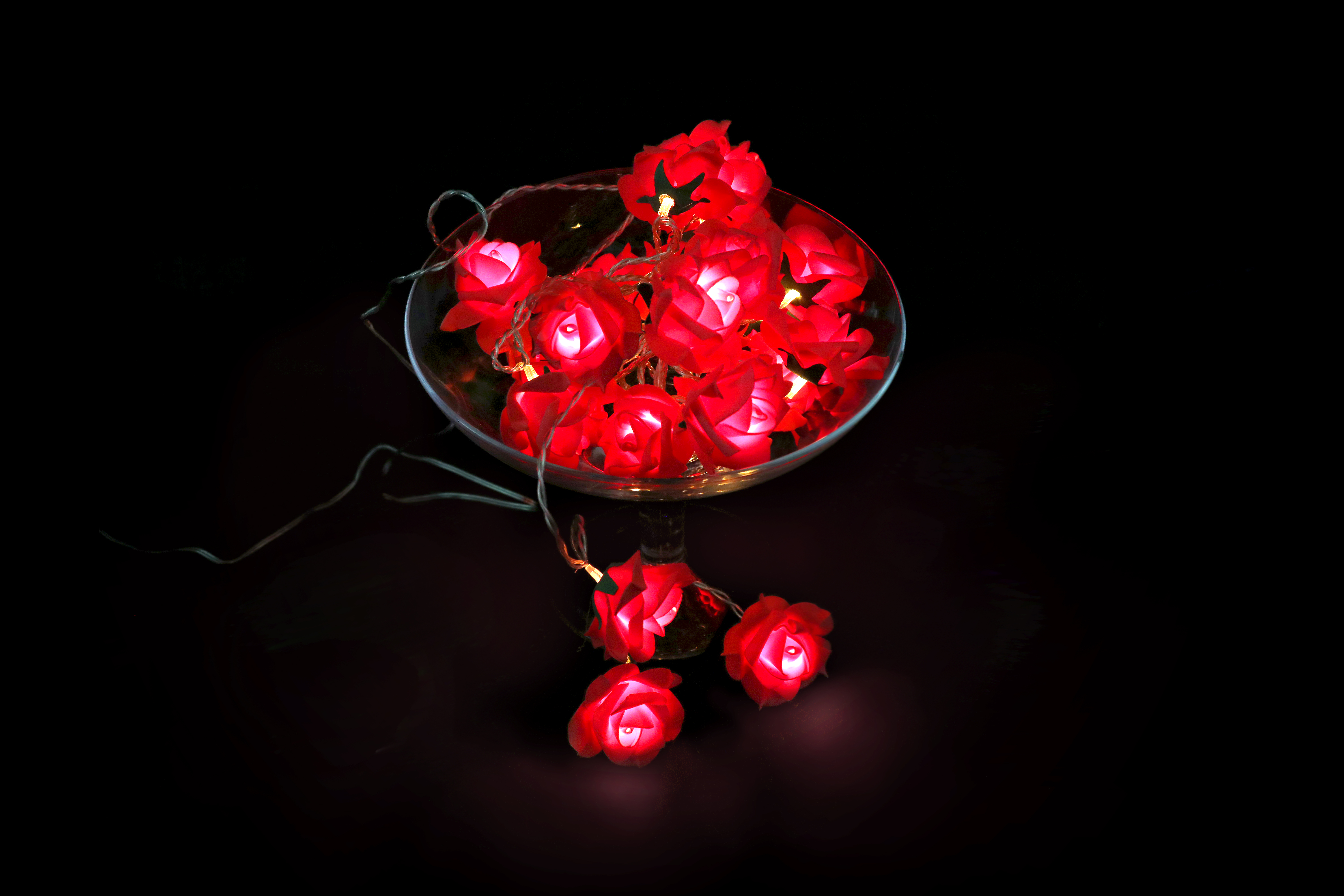 LED červené růže A823R