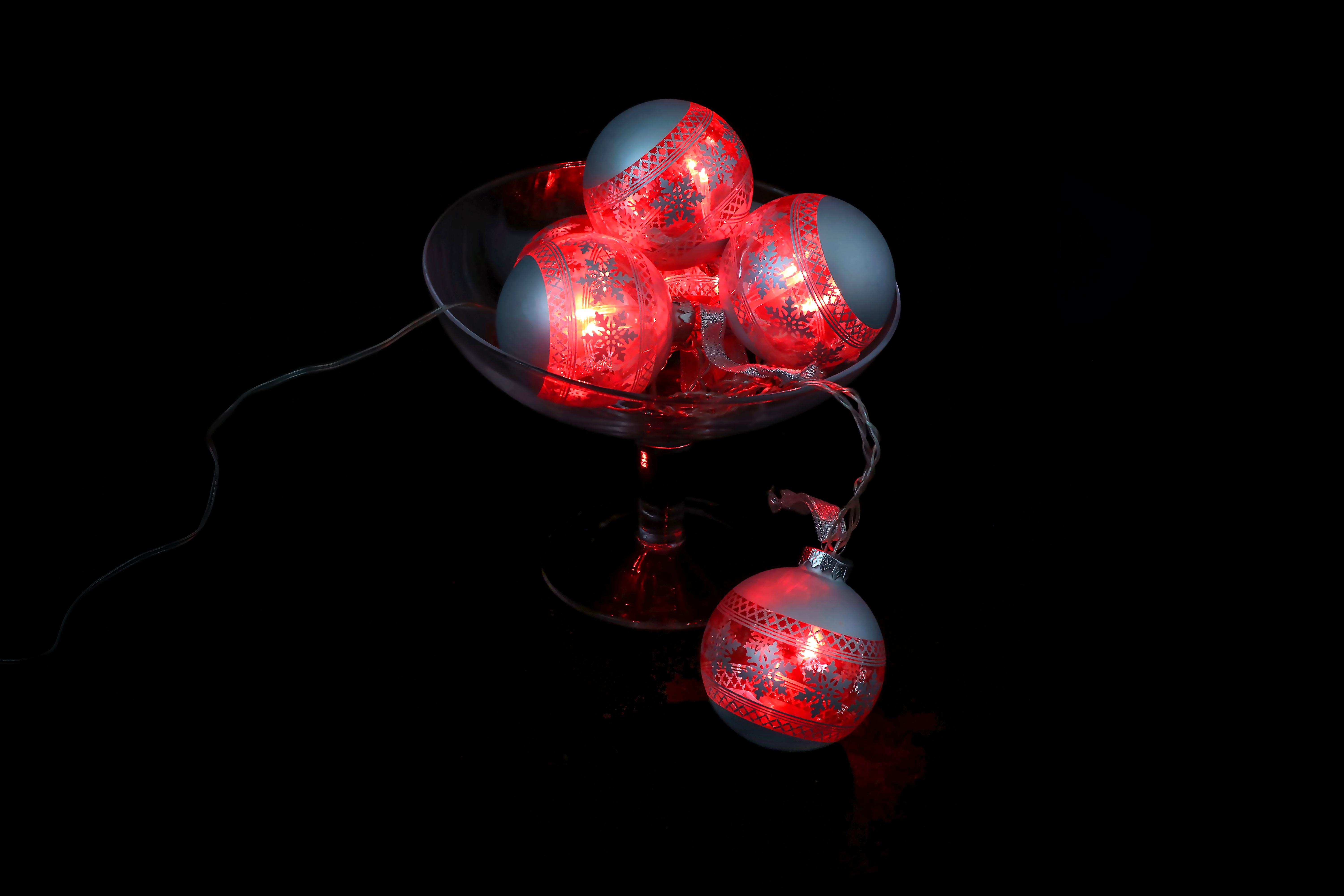 LED vánoční baňky A938R1