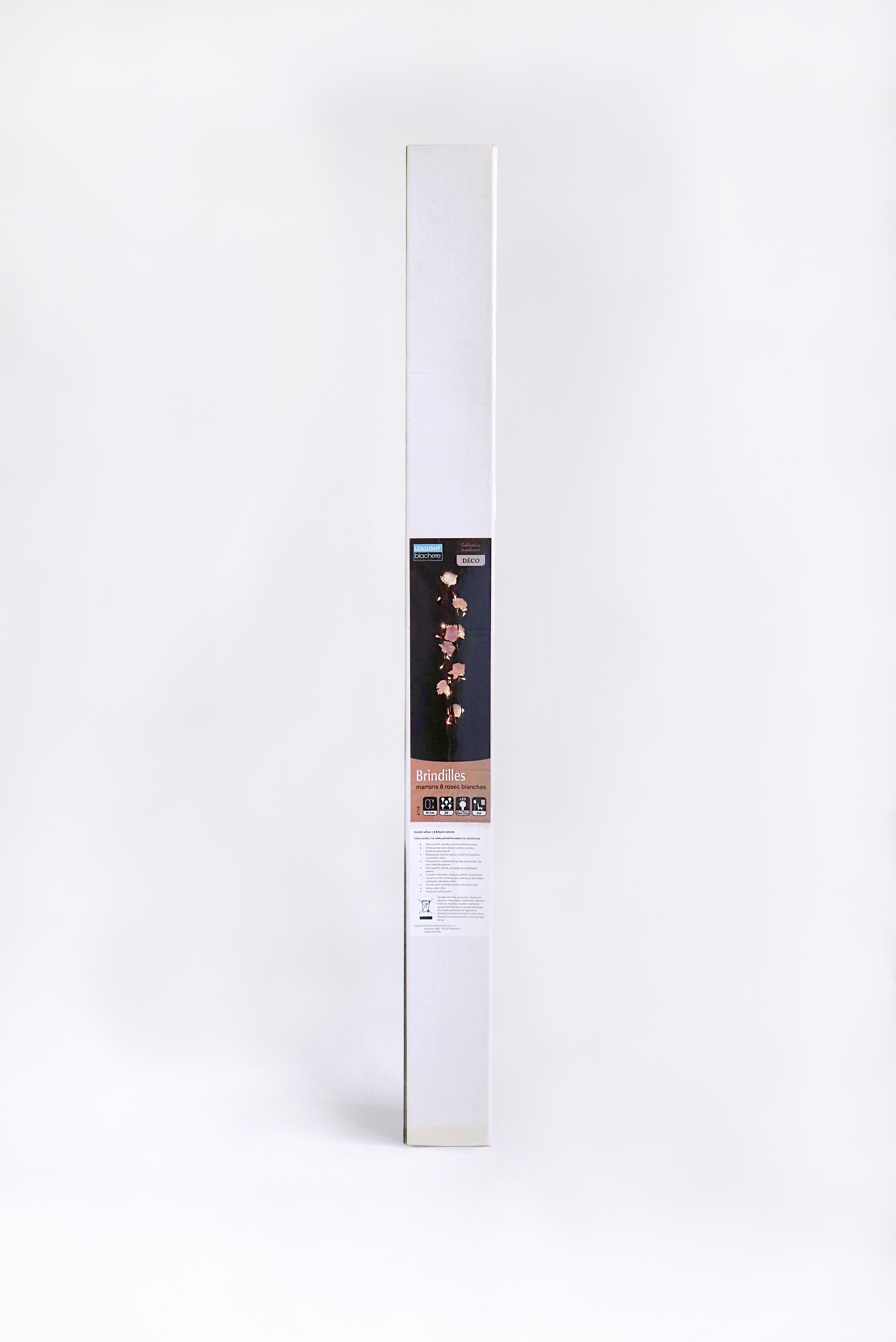 LED růže - bílé A719