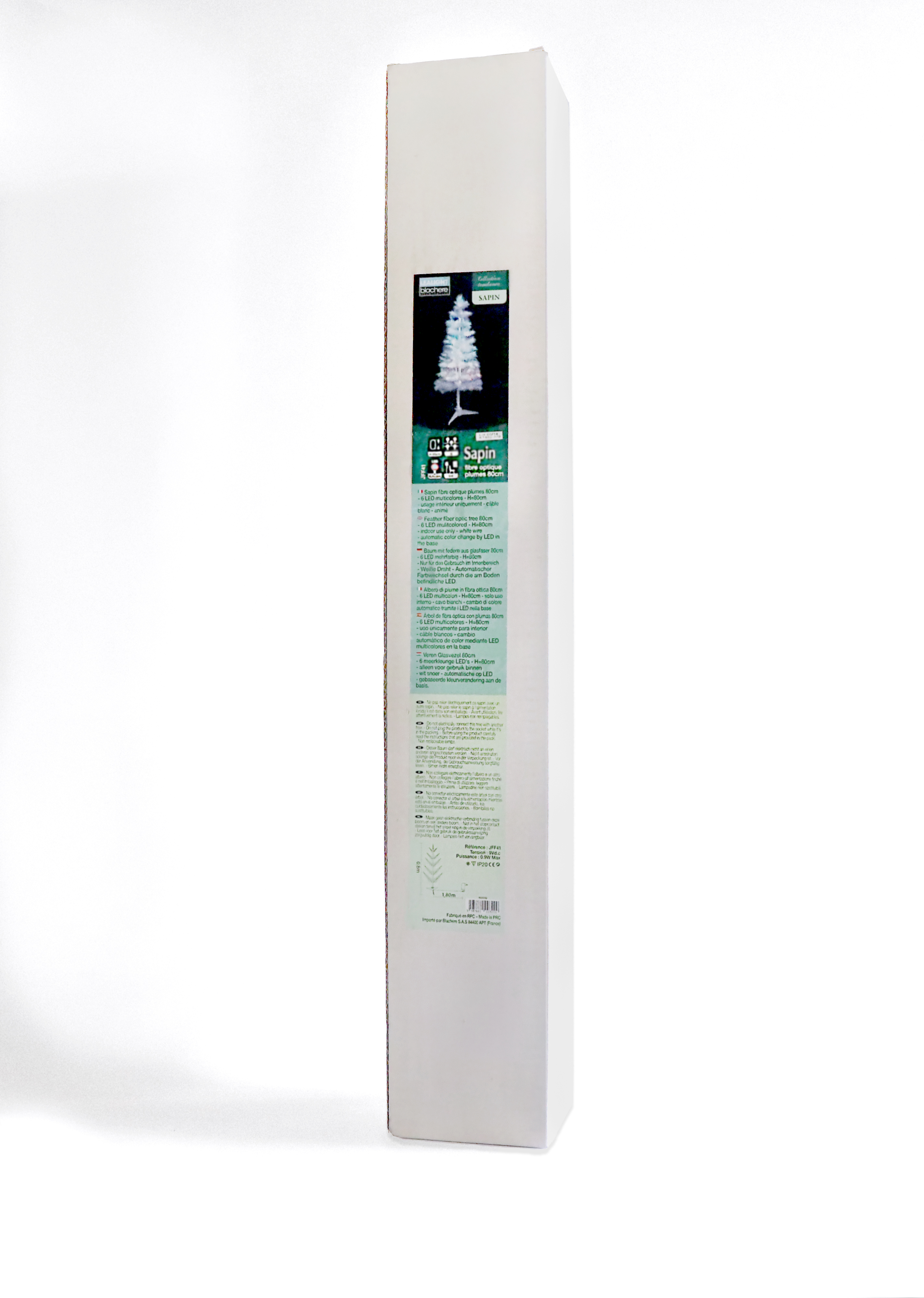 Krásný péřový LED stromeček 80 cm JFF41