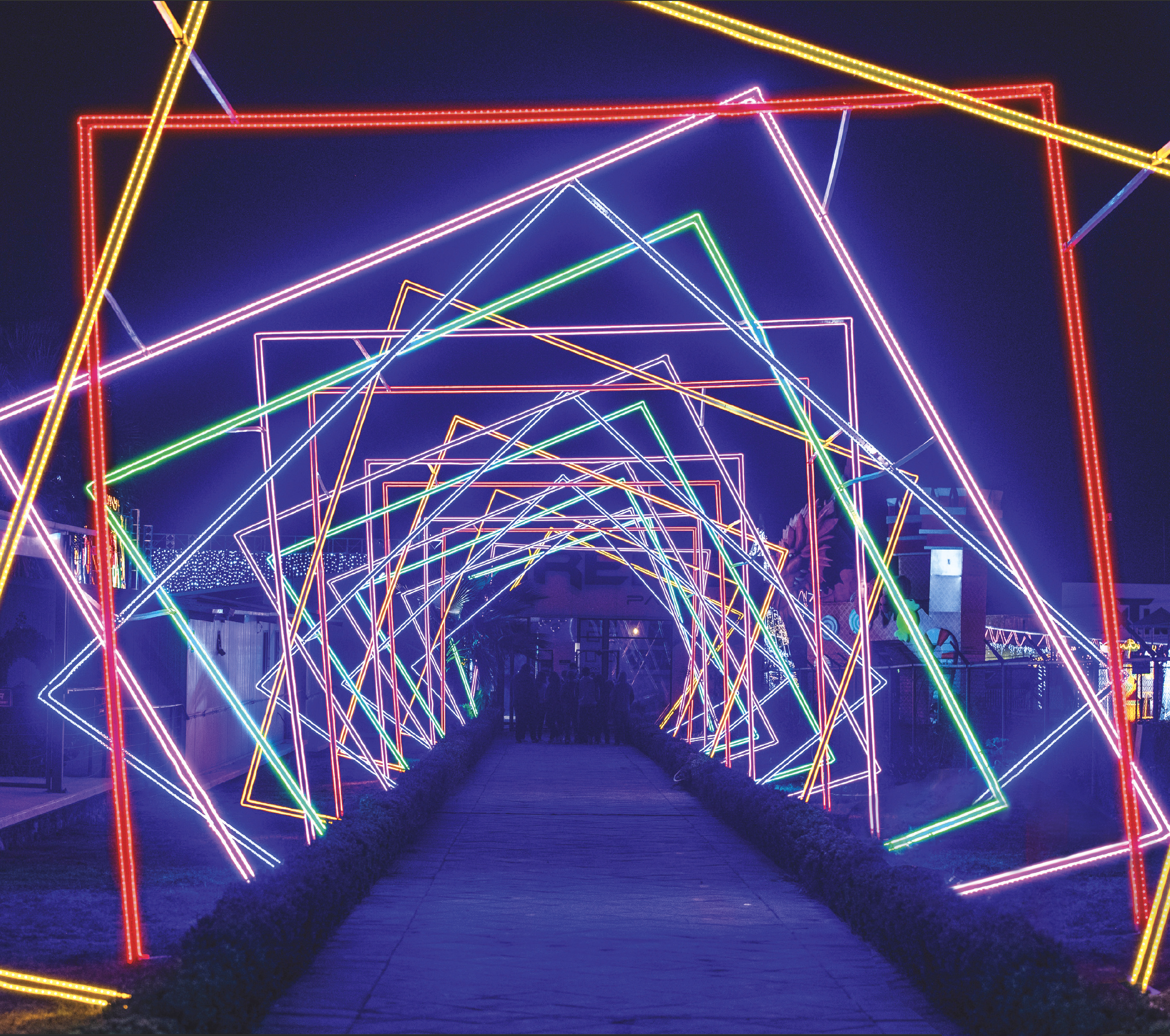 LED světelný kabel NLEDU54, barva zelená